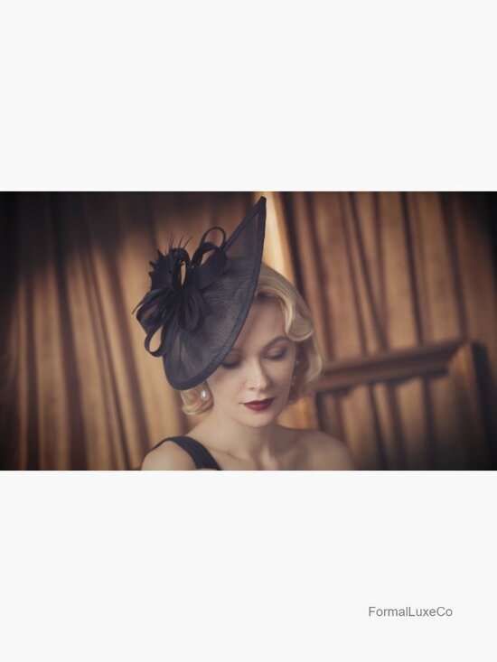 Tea Party Pillbox Fascinator Hat Kentucky Derby Wedding Church Cocktail main image 4